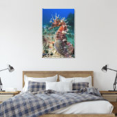 Zee paard | Hippocampus Ramulosus Canvas Afdruk (Insitu (Slaapkamer))