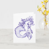 Zee paard kaart (Gele Bloem)