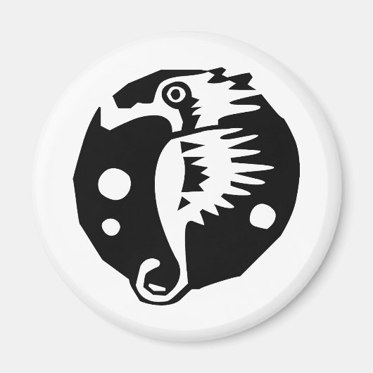 Zee paard magneet (Voorkant)