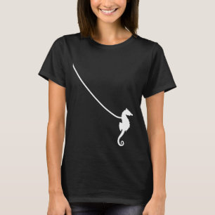 Zee Paard op een riem Dier Ocean Schattige Pet T-shirt