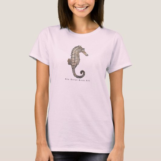 Zee Paard Rock Art T-shirt (Voorkant)
