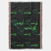 Zee Paard Vector Kunst Gooi Deken (Voorkant Verticaal)