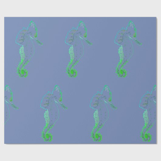 Zee Paard Wrappin Papier (Vlak)