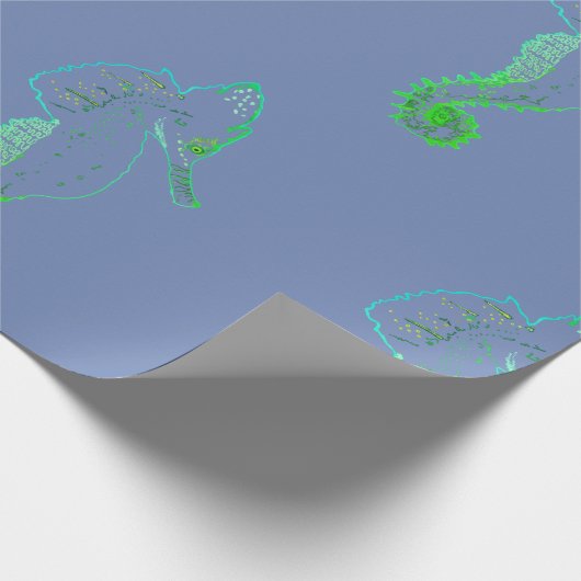 Zee Paard Wrappin Papier (Hoek)