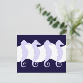 Zee paarden 3 briefkaart (Staand voorkant)