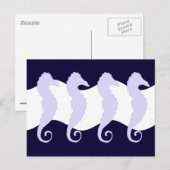 Zee paarden 3 briefkaart (Voorkant / Achterkant)