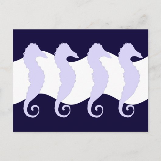 Zee paarden 3 briefkaart (Voorkant)