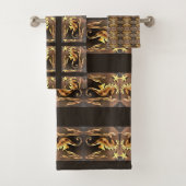 Zee Paarden Abstract Bad Handdoek (Insitu)