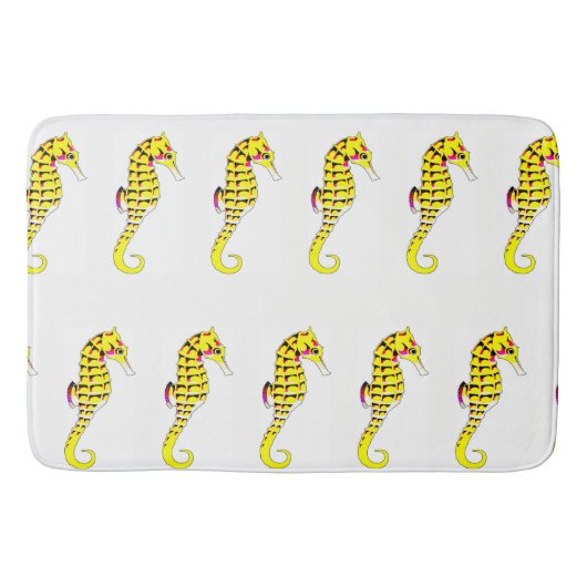 Zee paarden badmat (Voorkant)