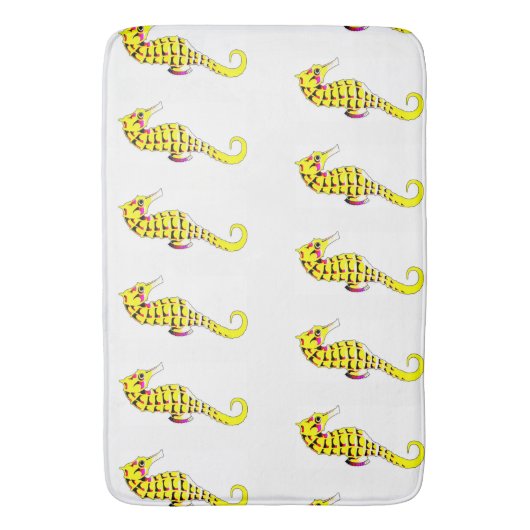 Zee paarden badmat (Voorkant Verticaal)