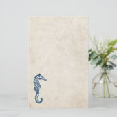 Zee Paarden Briefpapier (Staand voorkant)
