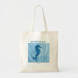 Zee Paarden Delft Blue Dutch Style Nautical Tote Bag