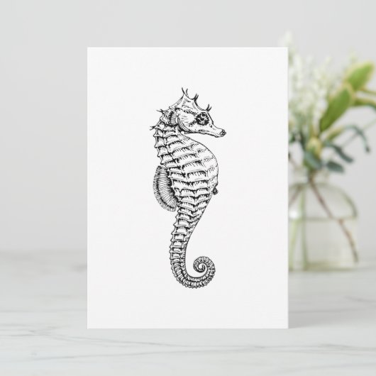 Zee Paarden Kaart (Staand voorkant)