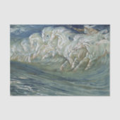 Zee paarden ontkoppelen tissuepapier (Voorkant)