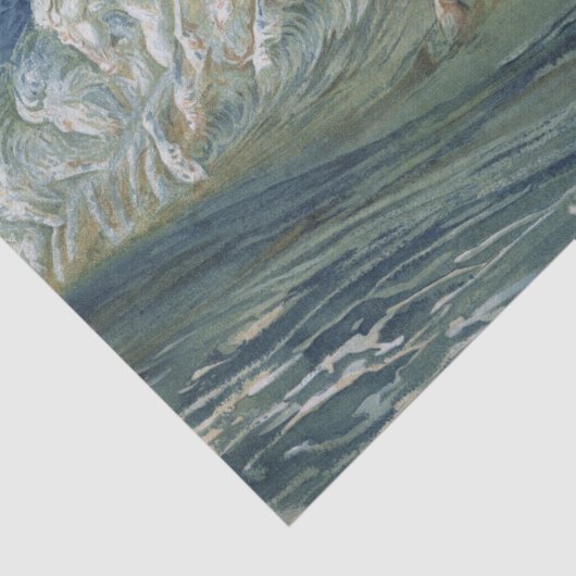 Zee paarden ontkoppelen tissuepapier (Detail)