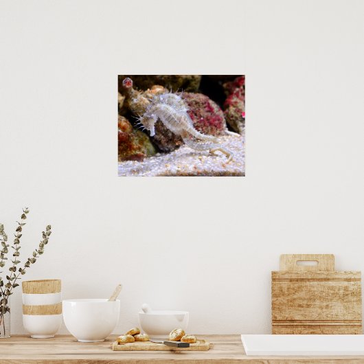 Zee ​ ​ paarden poster (Keuken)