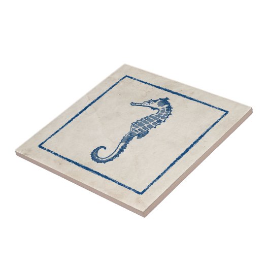  Zee Paarden Tegeltje (Zijkant)