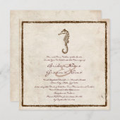  Zee Paardenband Uitnodiging (Voorkant / Achterkant)