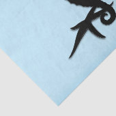 Zee Paardenblauw Tissuepapier (Detail)