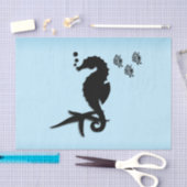 Zee Paardenblauw Tissuepapier (Craft)