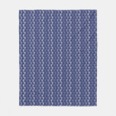 Zee Paardenketens Indigo Fleece Blanket Deken (Voorkant)