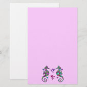 Zee paardenliefdespokerij briefpapier (Voorkant / Achterkant)