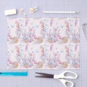 Zee-paardenpatroonweefsel Tissuepapier (Craft)