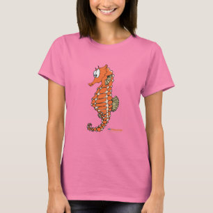 Zee Paardenvoorzijde logo T shirt