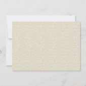 Zee Paisley Pattern Sand Monogram Notitiekaartje (Achterkant)