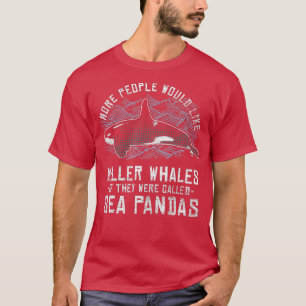 Zee Panda Orca Dierenvriend Killer Whale T-shirt