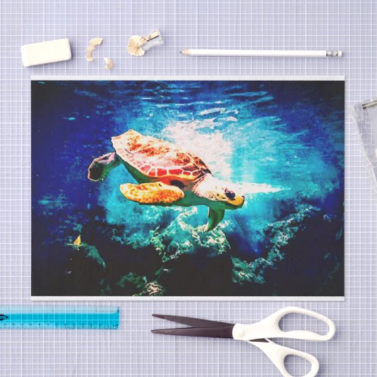 Zee - Papier voor cadeaus (Craft)