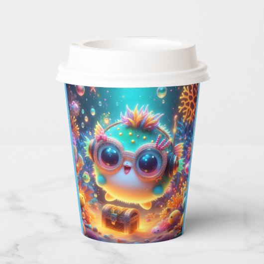 Zee Papieren Bekers (Achterkant)