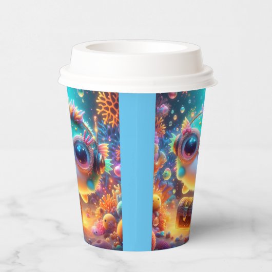 Zee Papieren Bekers (Rechts)