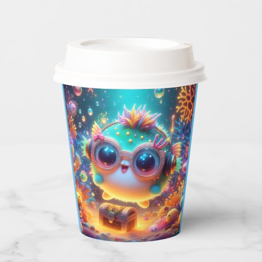 Zee Papieren Bekers (Voorkant)