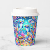 Zee Papieren Bekers (Achterkant)