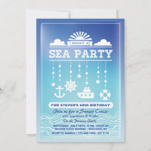 Zee Party Invitation Kaart
