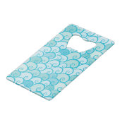 Zee Patroon Creditkaart Flessenopener (Voorkant Gekanteld)