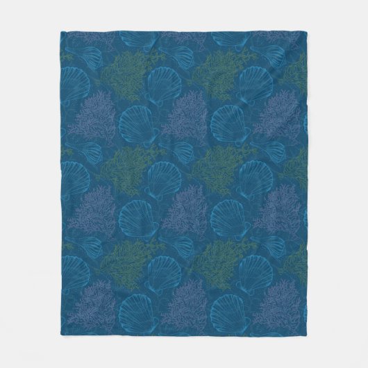  Zee Patroon Fleece Deken (Voorkant)