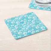 Zee Patroon Kartonnen Onderzetters (Schuin)