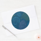  Zee Patroon Ronde Sticker (Envelop)