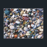 Zee Pebbles Beach Stones Rhodos Griekenland Briefkaart<br><div class="desc">Kleurrijke Zee Pebbles en Beach Stones op het prachtige eiland Rhodes in Griekenland.</div>