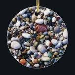 Zee Pebbles Beach Stones Rhodos Griekenland Keramisch Ornament<br><div class="desc">Kleurrijke Zee Pebbles en Beach Stones op het prachtige eiland Rhodes in Griekenland.</div>
