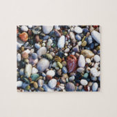 Zee Pebbles Beach Stones Rhodos Griekenland Legpuzzel (Horizontaal)
