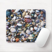 Zee Pebbles Beach Stones Rhodos Griekenland Muismat (Met muis)