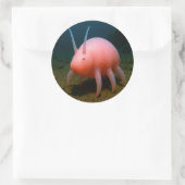 Zee Pig Surprise Ronde Sticker (Tas)
