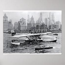Zee Plane bezoekt de Big Apple Poster