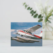 Zee Plane Opstarten, Victoria Herfsten, Zimbabwe Briefkaart (Staand voorkant)