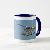 Zee Plane - Seaplane Mok (Voorkant rechts)