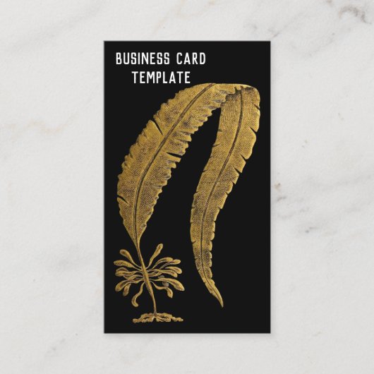 Zee Planten - Grieks zeewier Ocean Beach Visitekaartje (Voorkant)