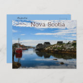 Zee Port in Nova Scotia Briefkaart (Voorkant / Achterkant)